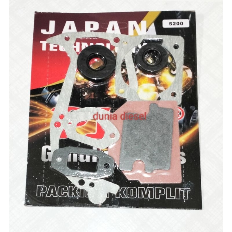 paking komplit CS5200 / 5500 / 5800 senso chainsaw kecil mini paking set gasket set