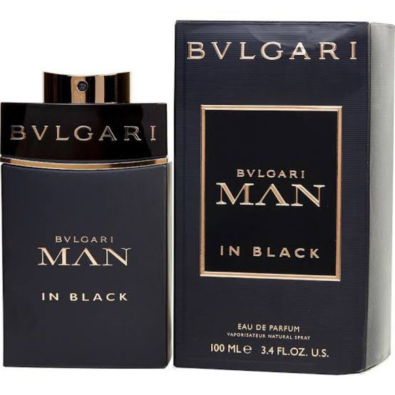 Parfum Original 100% Bvlgari Man in Black For Men EDP 100ML BPOM