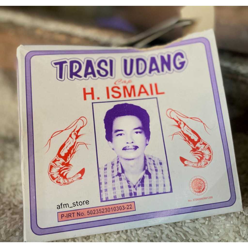 

TRASI UDANG H.ISMAIL TUBAN TERASI KHAS TUBAN TRASI ISMAIL 1 BOX / 1KG / 10pcs TRASI MURAH