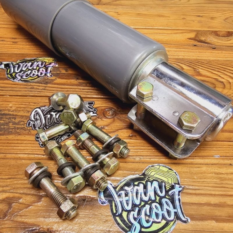 BAUT SHOCKBREAKER SHOCK DEPAN VESPA PX EXCEL BAGIAN BAWAH
