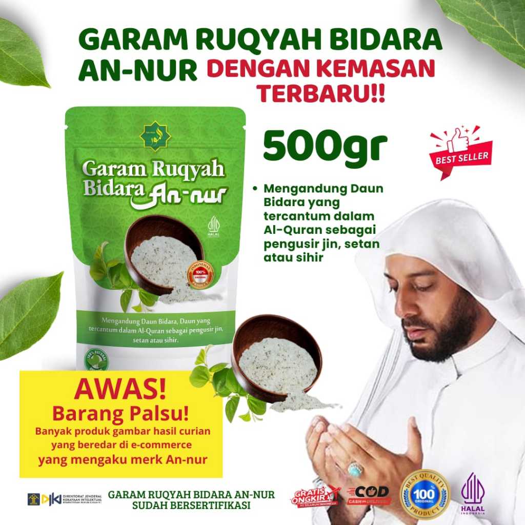 

Garam Ruqyah Bidara 100 Gram Untuk Solusi Usaha Ramai Tiba-tiba Sepi Karena Kiriman Sihir