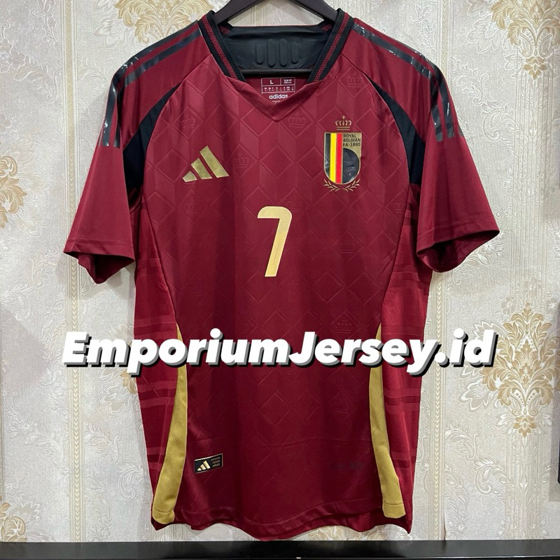 Jersey Belgia 2024 Home De Bruyne #7 Player Issue