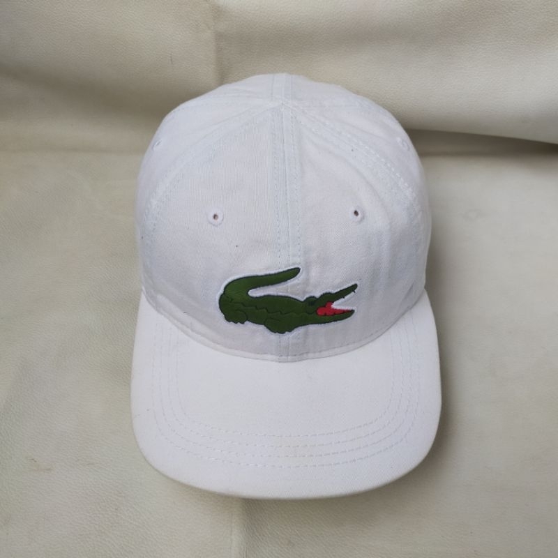 topi cap lacoste big logo second bekas preloved original branded