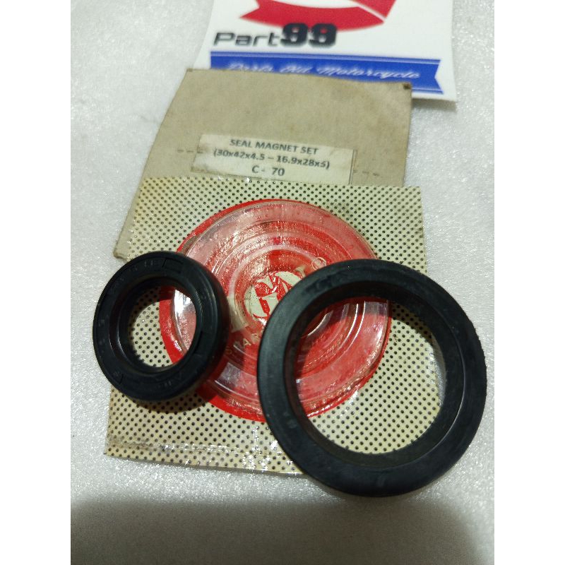 seal sil magnet luar dalam besar kecil honda c70 c700 c800 c 70