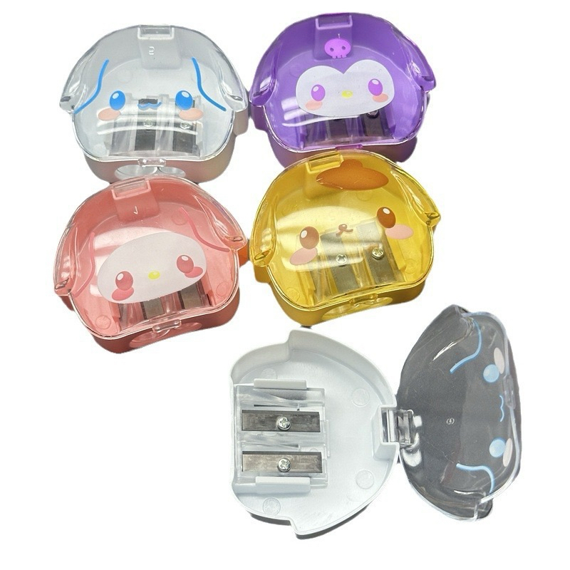 

Rautan / Serutan / Peruncing Pensil / Pencil Sharpener Anak Bentuk Rumah / Kepala Karakter Sanrio Kuromi Cinnamoroll Pompurin Hello Kitty
