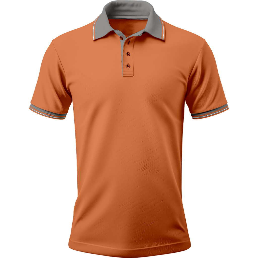 COD kaos kerah/ kaos polo lengan pendek MERAH BATA KERAH ABU pria wanita