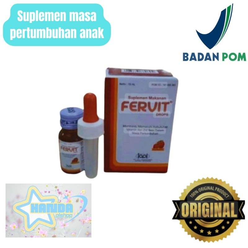 Fervit Drops 15 Ml fervit drop fervit vitamin anak
