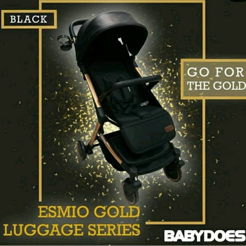 [Preloved] BABYDOES Stroller Esmio Gold