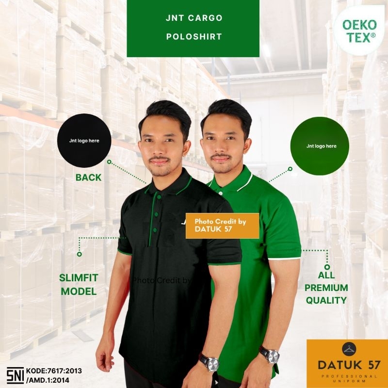 Original Premium by Datuk57: Seragam Kaos Polo Shirt JNT-J&T CARGO