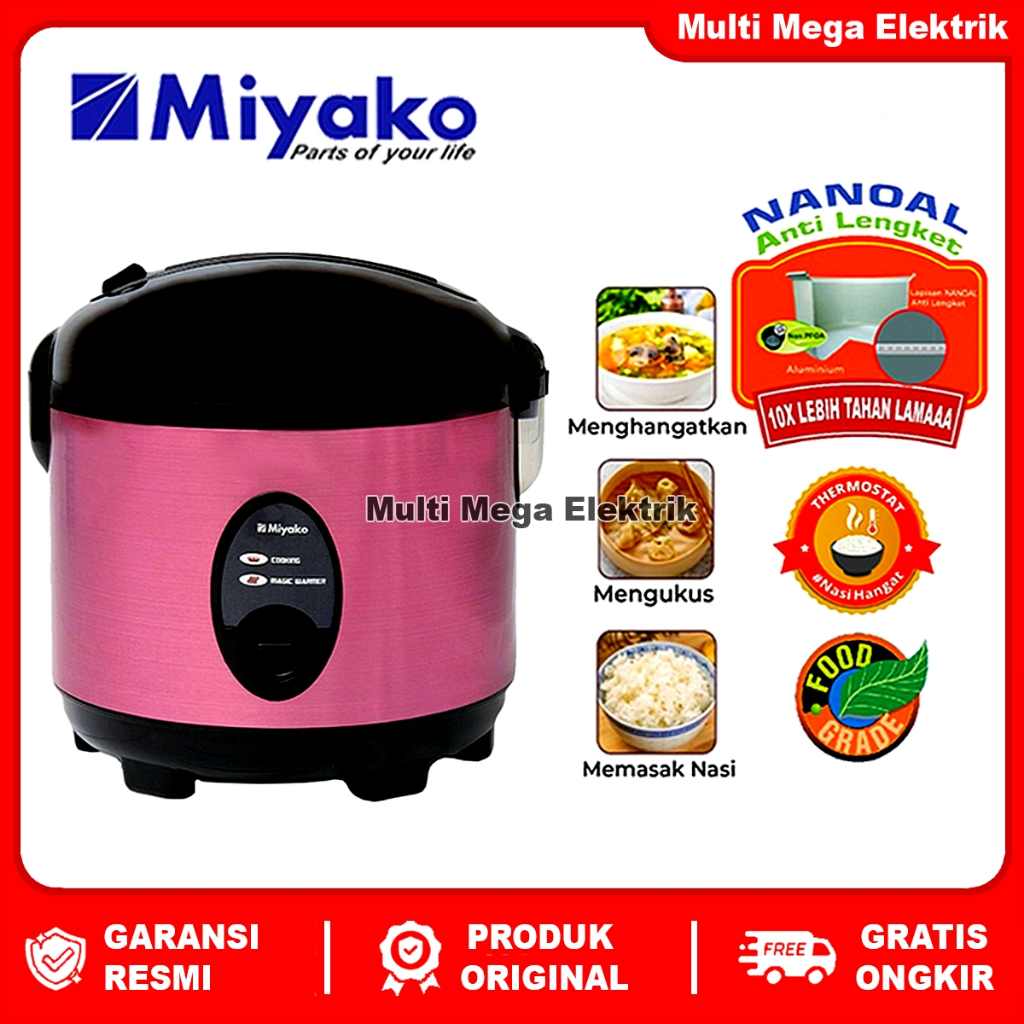 [COD] MAGIC COM MIYAKO MCM 508 SBC / 507 / 509 / 528 / ( 1,8 LITER ) RICE COOKER / MEJIKOM / MAGICOM