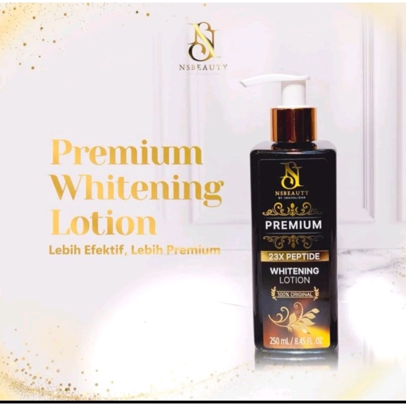 AB READY✅ HB NS BEAUTY KEMASAN BARU 250 gr / 100 gr  23 x PEPTIDE LEBIH CEPAT MEMUTIHKAN BODY LOTION