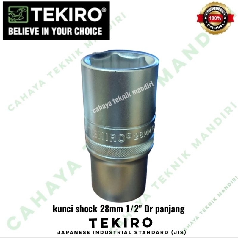 TEKIRO deep wall 28 mm / mata kunci sok panjang