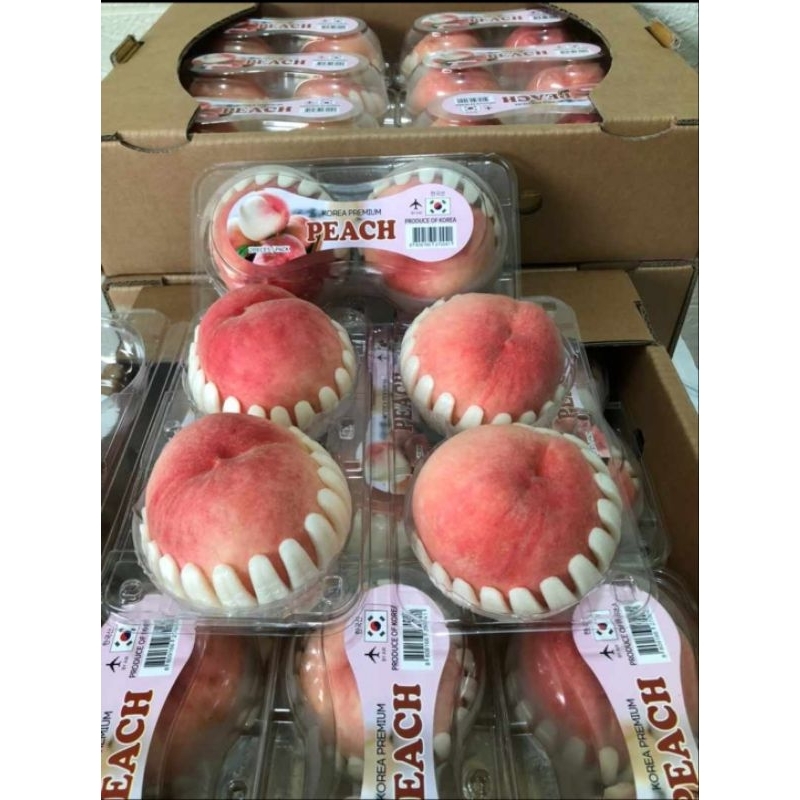 

peach buah pich Korea per l pack