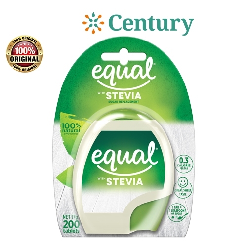 

EQUAL STEVIA 200TABLETS / PEMANIS ALAMI / GULA / MAKANAN / MINUMAN