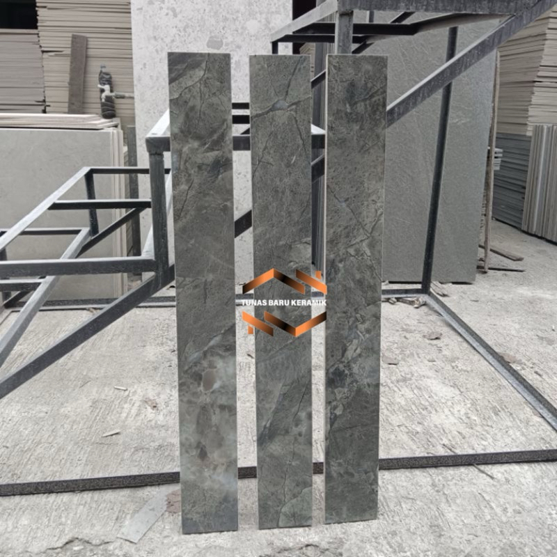 Granit list/plint 10x80 plaza blue / glossy