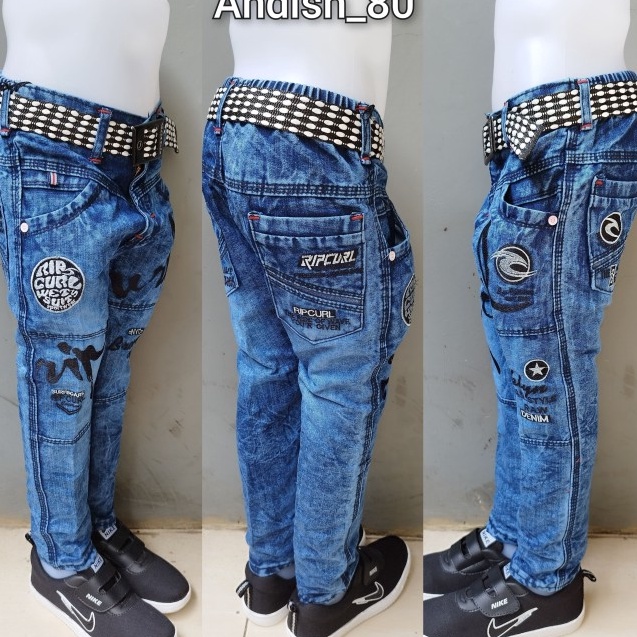 CELANA JEANS ANAK LAKI LAKI UMUR 313 TAHUN  MODIS  Biru usia 34 thn