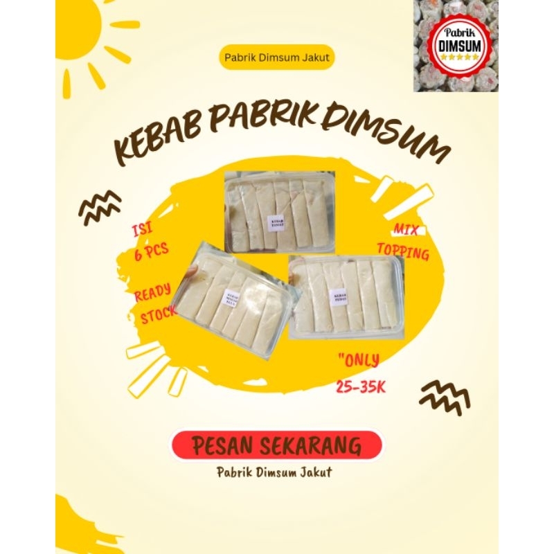 

Kebab Sapi isi 6 pcs