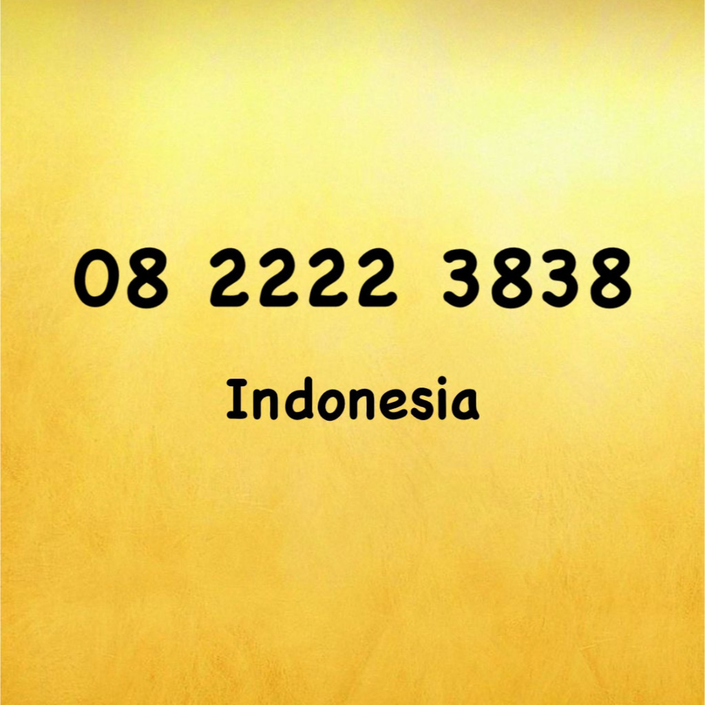 Nomor Cantik Simpati 10 Digit ABAB CDCD - 0822 22 3838 - 08 2222 3838
