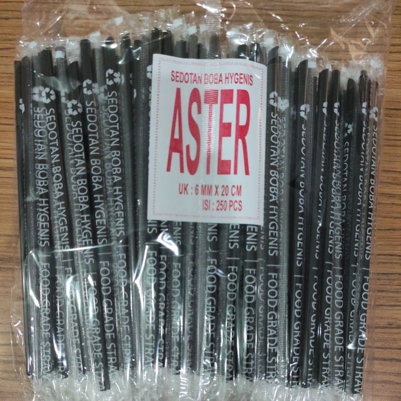 Sedotan Hitam Steril 620 isi 250 pc