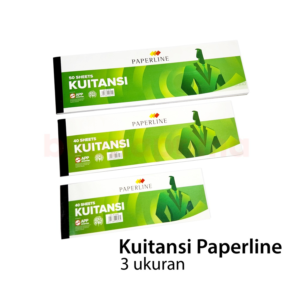 

Kwitansi Paperline Kecil Mini Sedang Tanggung Besar Buku Kuitansi Keuangan PPL