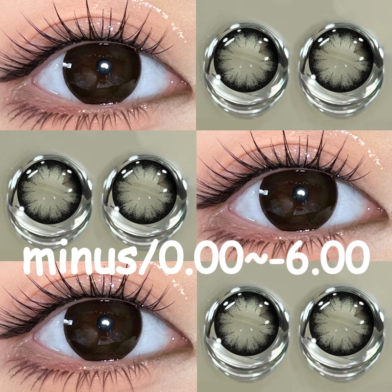 【COD】Softlens Minus (-1.00 s/d -6.00) BEAUTYEYE Softlens Black lensa kontak warna diameter 14.5MM so