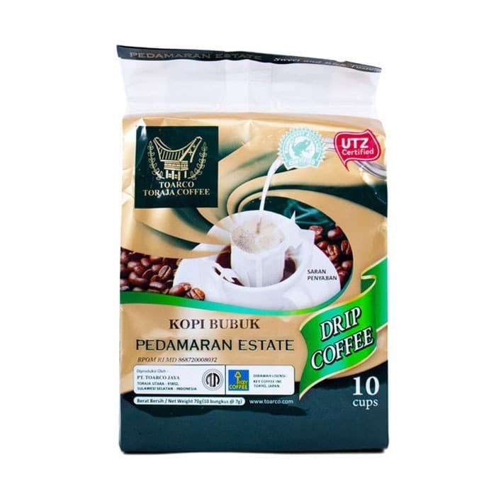 

Toarco Toraja Coffee Drip Pedamaran Estate 1 PACK