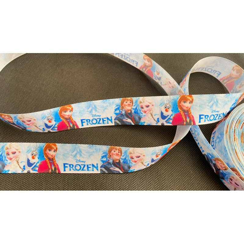 

Pita Kain Disney Frozen Lebar 2.5 cm / Pita Grossgrain Motif Frozen/Pita Bungkus Kado