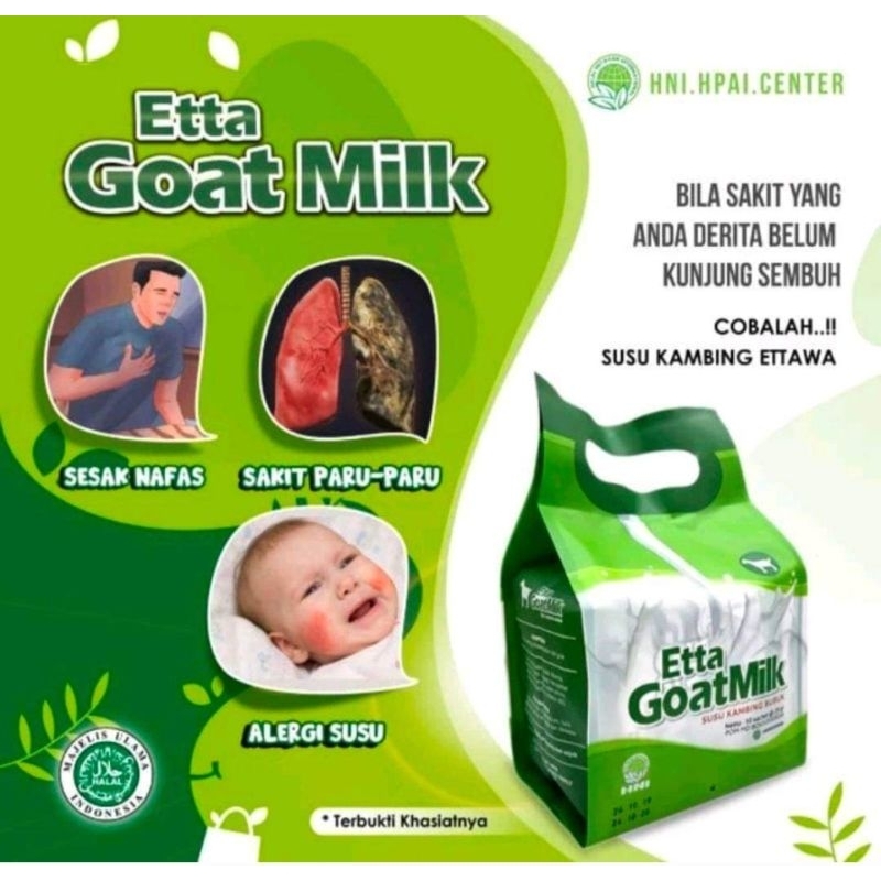 

Susu kambing Etawa ,Etta Goat Milk Hni Hpai Original 100%