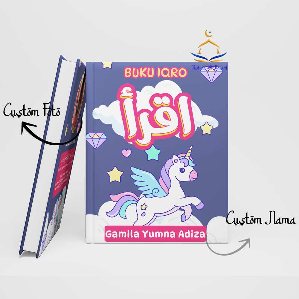 Iqro Custom Nama Desain Cover Iqro Warna