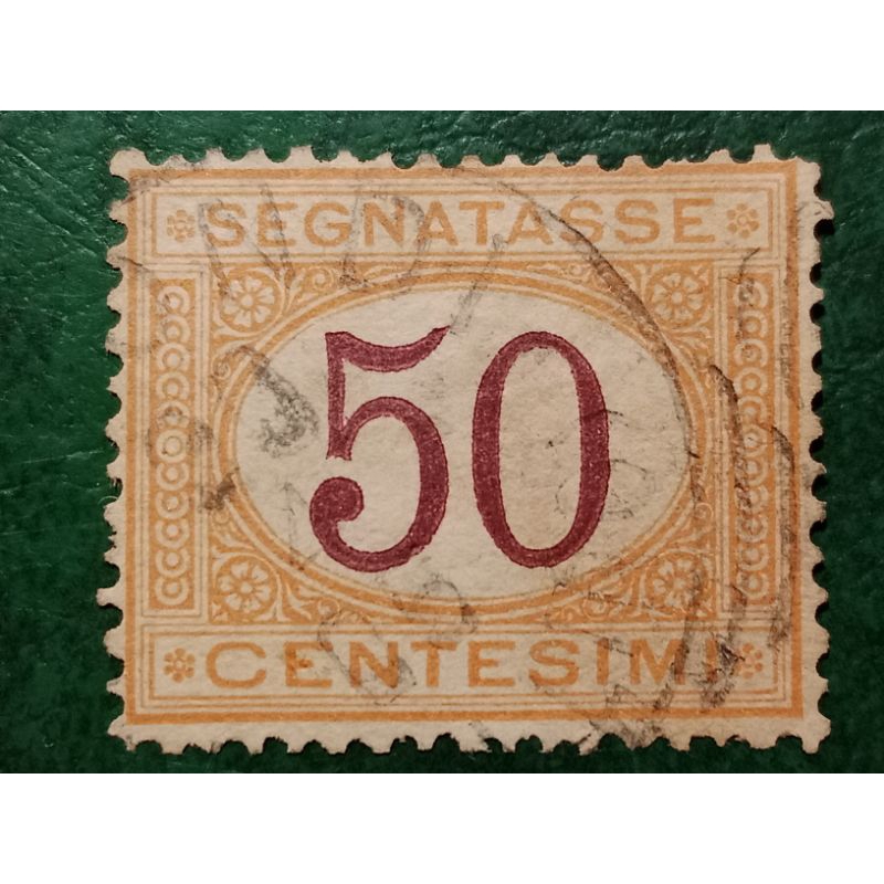 

Prangko Italia 50 C Segnatasse Tahun 1870-1890