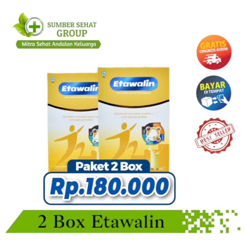 

2 Box - Etawalin Solusi Masalah Asam Urat dan Persendian