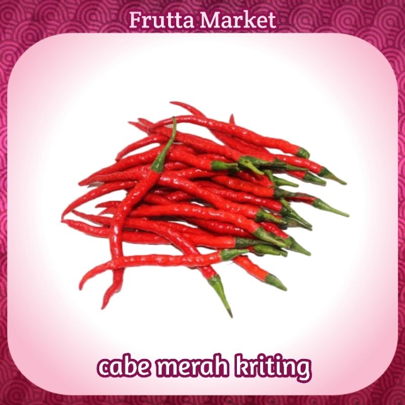 

Cabe Merah Kriting 100gr / Cabe Merah / Cabe kriting