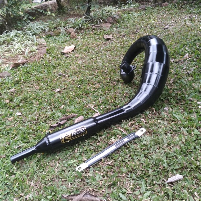 knalpot racing RX king KOLONG UDANG hitam rcb