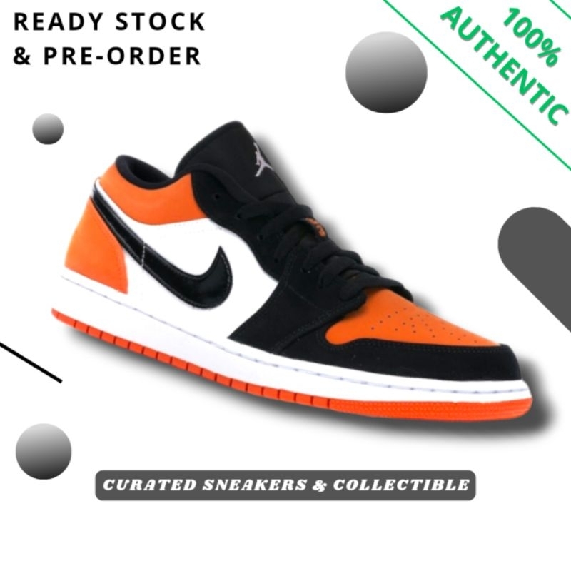 Nike Air Jordan 1 Low Shattered Backboard 553558-128 Authentic