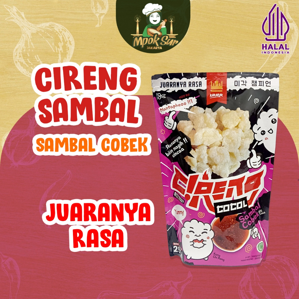 

Cireng Crispy Cireng Bandung Special Sambal Cobek 250 gr