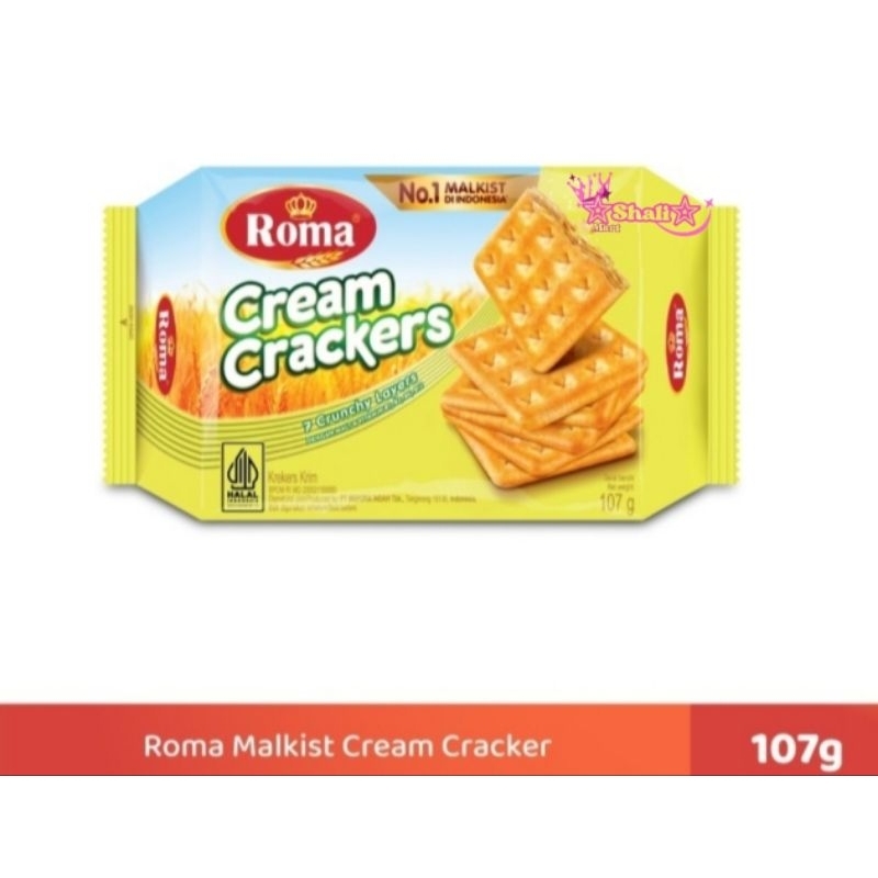 

Roma Cream Crackers 107gr | biskuit crackers