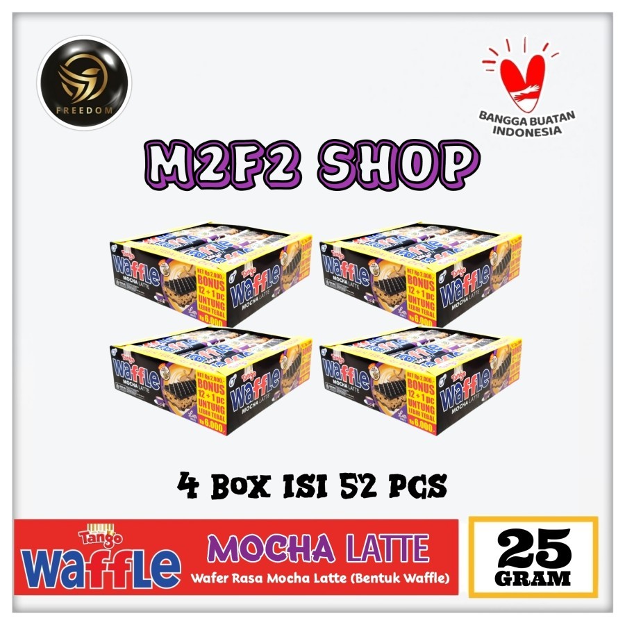 

Tango Waffle Mocha Latte | Wafer Krim Moka Susu Sachet - 25 gr (Kemasan 4 Box)