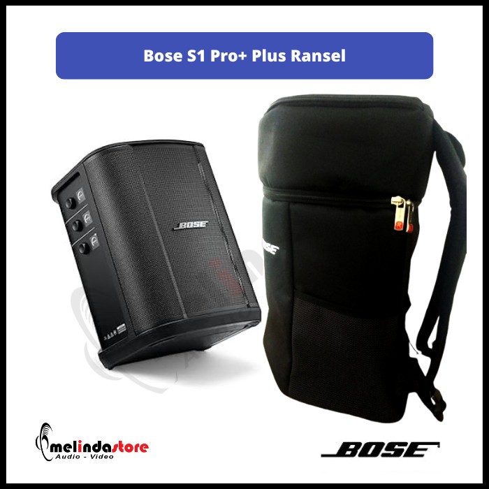 Speaker Aktif Bose S1 Pro Plus Termasuk Tas Ransel