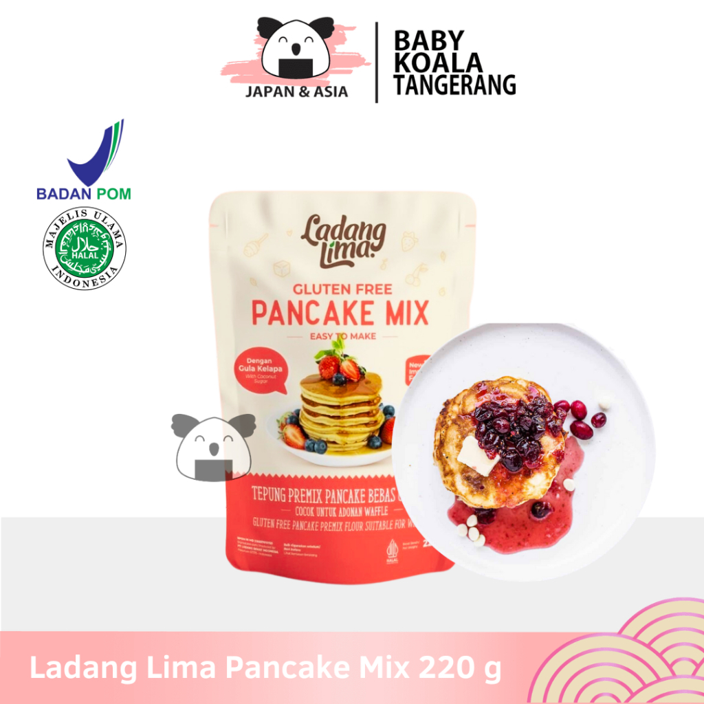 

LADANG LIMA Pancake Mix With Coconut Sugar 220 g Halal