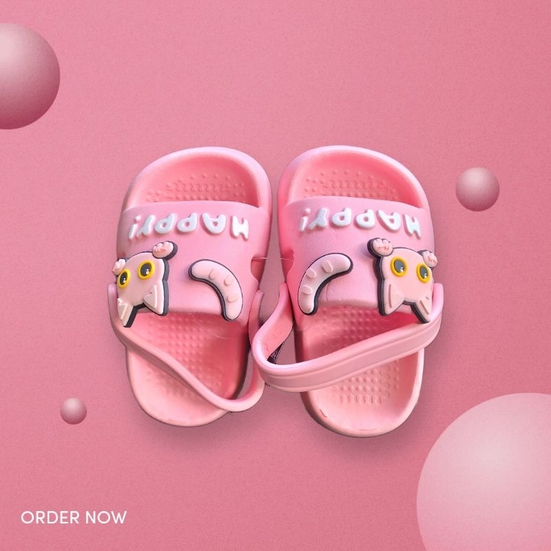 S075 Sendal Anak Balita Sendal Perempuan Sendal Anak perempuan 2tahun Sendal Anak Kecil Sendal Toddl