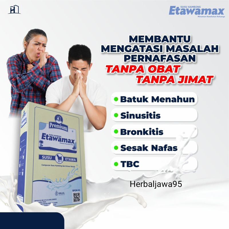 

SUSU ETAWAMAX PREMIUM / Susu Kambing Etawa Original Atasi Sesak Nafas, Nyeri Sendi & Tulang