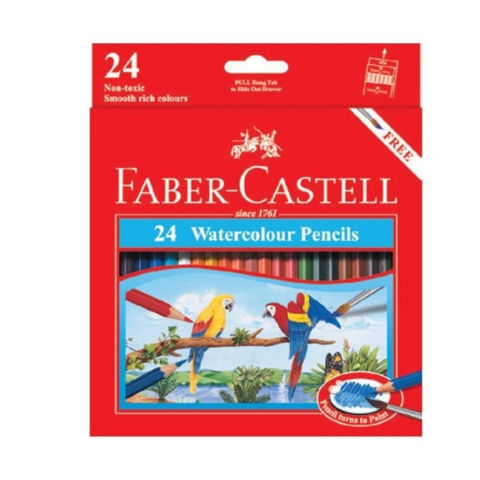 

Pensil Warna / Pencils Parrot 24L Faber Castell