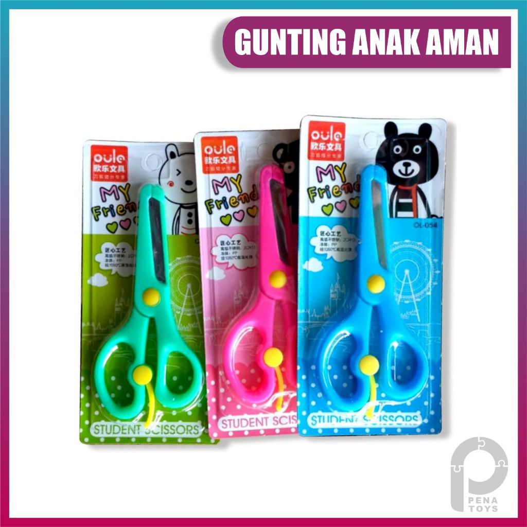 

Gunting kertas anak / Children scissors / Gunting khusus anak