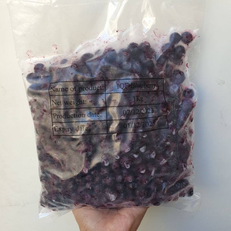 

IQF Blueberry Frozen 1kg/Blueberry Frozen/Buah Frozen
