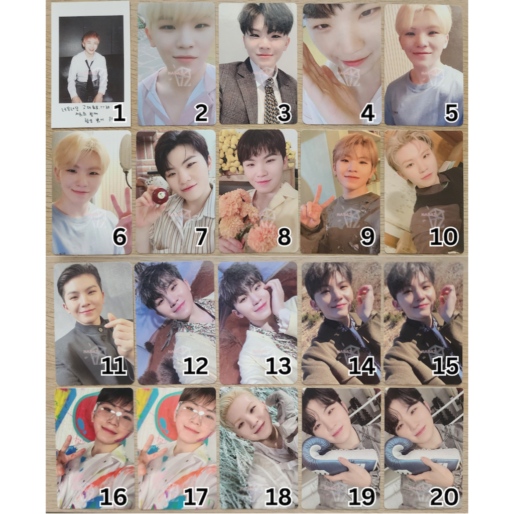 [READY] WOOZI RPC POB SEVENTEEN Official PC POB DVD TC AL1, 24H, Your Choice, Attacca, Dream, FTS, F