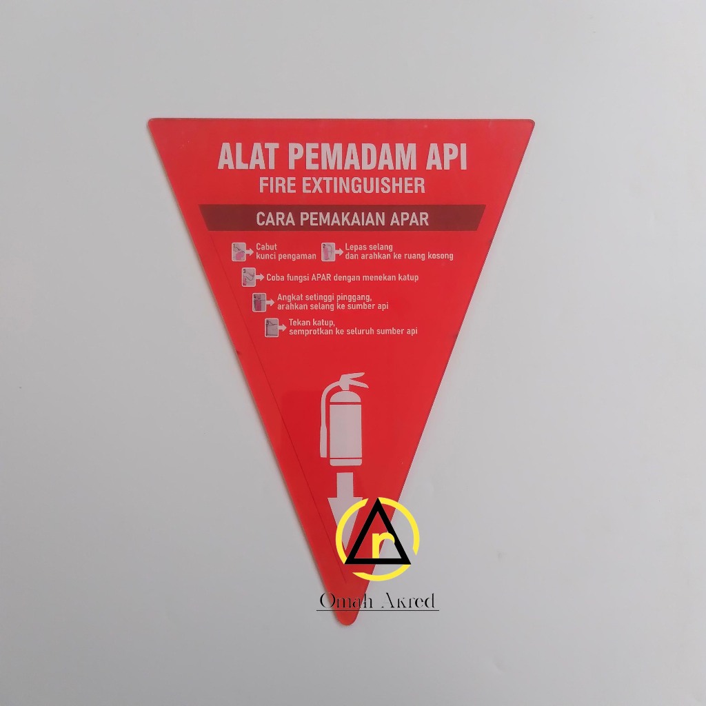 

Akrilik APAR - Alat Pemadam Api - Cara Menggunakan APAR
