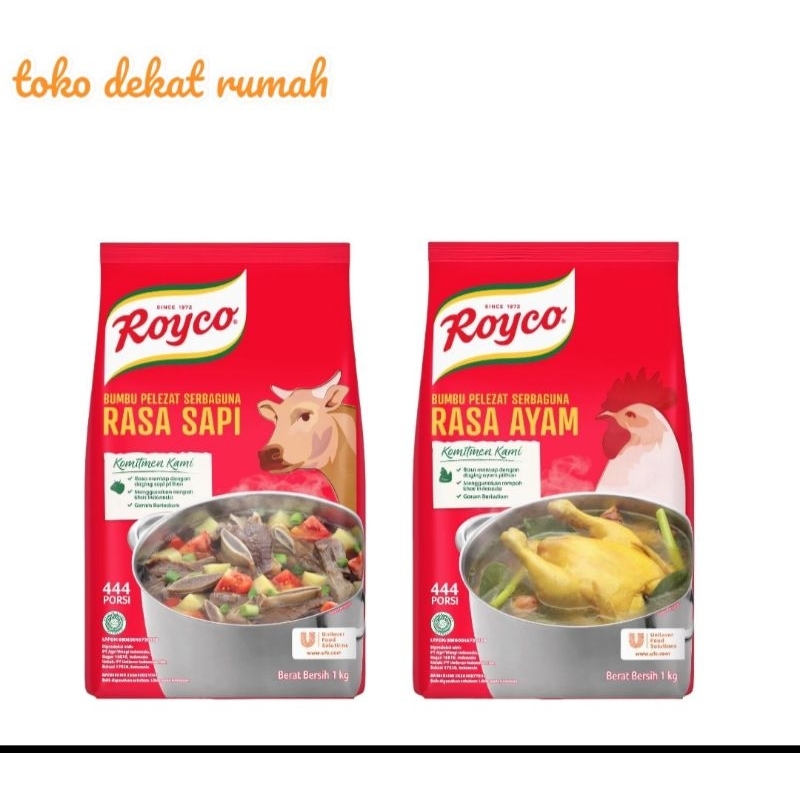 

ROYCO 1 KG RASA AYAM DAN SAPI EXP 2026