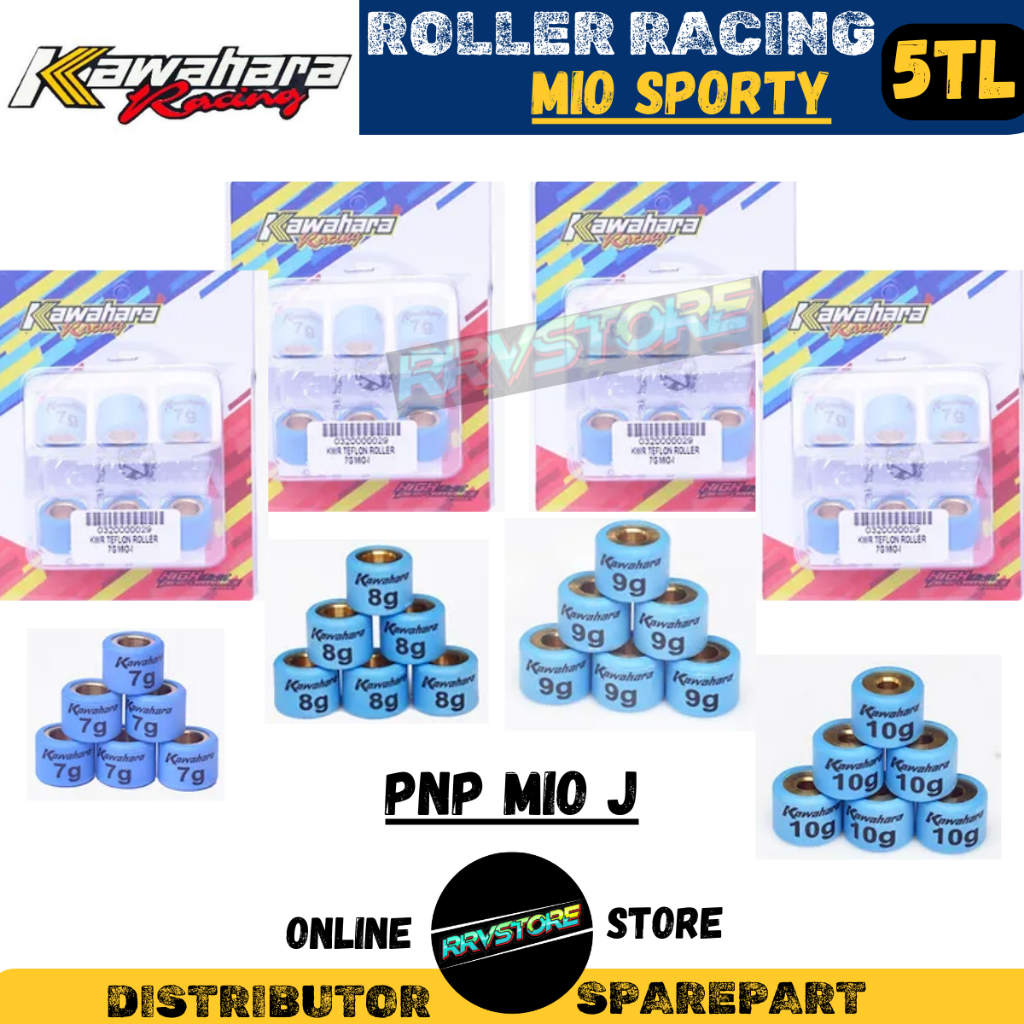 ROLLER KAWAHARA MIO SPORTY SMILE, MIO J, MIO GT 6,7,8,9,10,11 gram ROLLER MIO KAWAHARA RACING