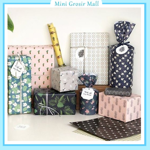 

Kertas Kado Bunga Flower Wrapping Kemasan Parcel Bungkus Kado KB6311