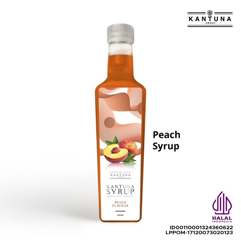 

Kantuna Syrup Peach - Sirup Rasa Peach